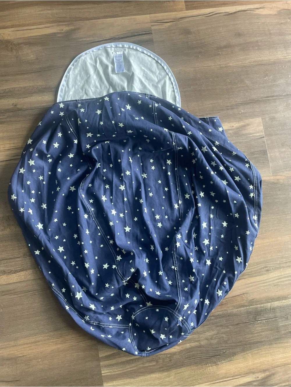 Pottery Barn Kids Navy glow in the dark Star-Print Beanbag Slipcover